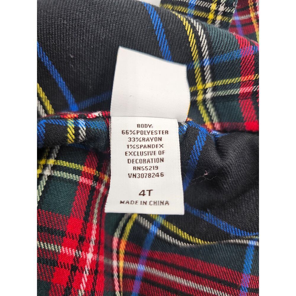 Harajuku Mini by Gwen Stefani Girl's 4T Black Plaid Jumper Dress - Picture 5 of 5